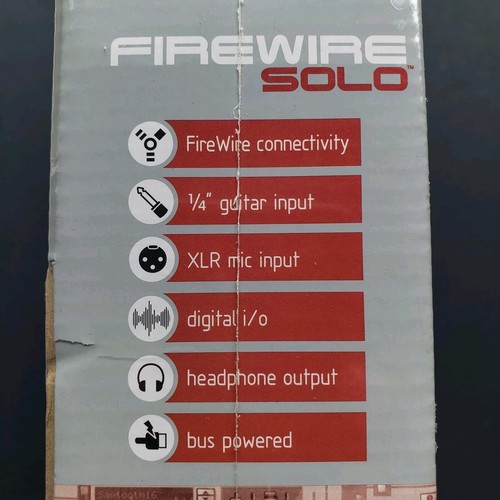 M-Audio FireWire Solo Mobile Music Audio Interface & Software Pro Tools Plug In - Afbeelding 5 van 5