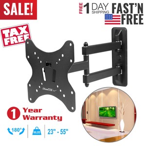 Full-Motion-TV-Wall-Mount-Swivel-Bracket-32-40-42-47-55-Inch-LED-LCD-Flat-Screen