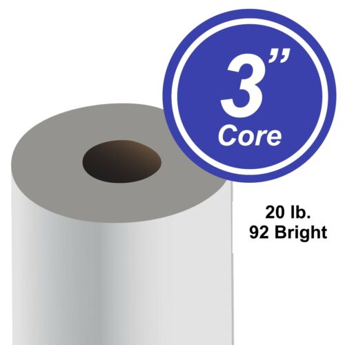 Rollos de papel Alliance, Bond Engineering, 30°x500°x3°, 92 brillantes, 20 lb. 2 Rls/Ctn - Imagen 2 de 6