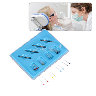 5 Pack Dental Screw Post Threading Files - 1.2, 1.4, 1.6, 1.8mm Sizes, Fiber Post Refill
