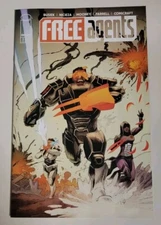 FREE AGENTS #2 08/2024 NM-/VF+ COVER C DECLAN SHALVEY VARIANT IMAGE COMICS