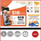 Unlimited Talk & Text + 6Gb Data Sim Card Plan for Seniors | Easy Setup, No Fees