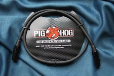 Pig Hog 3 Ft  XLR Microphone Patch Cable, PHM3
