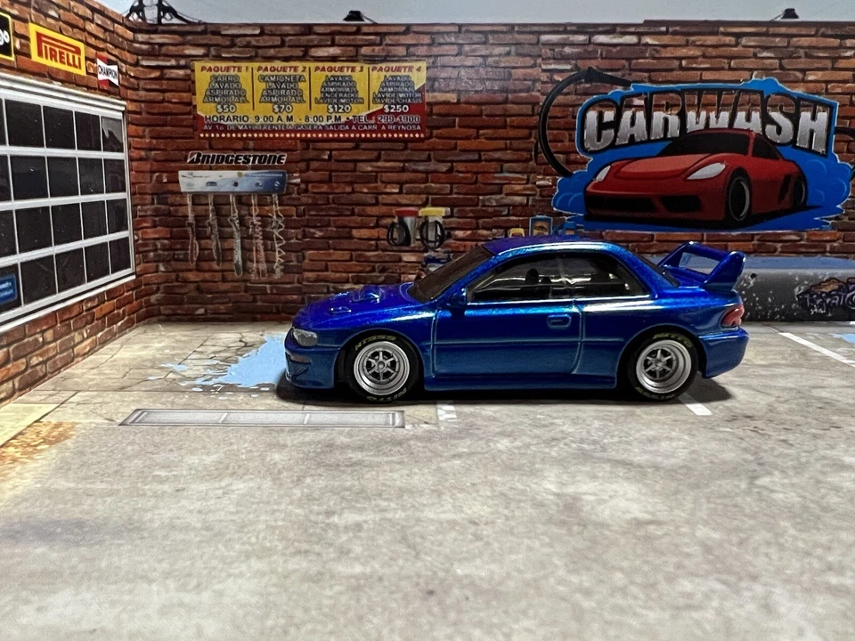 Hot Wheels 2020 HW Turbo синий Subaru Impreza 22B STi-версия Real Rider сменный - Изображение 3 из 4