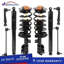 Front + Rear Shock Struts & Sway Bar Links For 10-17 Chevy Equinox GMC Terrain