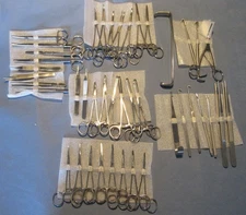 Centurion Lot of 43 Medical Surgical Instruments Clamp Forceps Scissors Pakistan