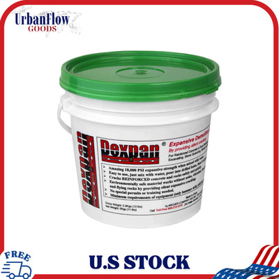Expansive Demolition Grout 11 Lb, Rock Drill (Type 2, 50-77° F)