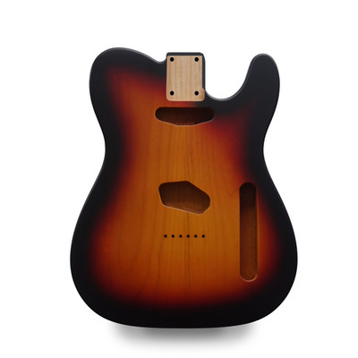 Telecaster Gitarrenkörper - Sunburst Nitro Satin - 2 Stück American Alder