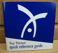 Handspring Visor Platinum Quick Reference Guide for Handspring Visor PDA