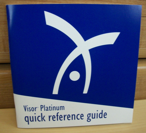 Handspring Visor Platinum Quick Reference Guide for Handspring Visor PDA
