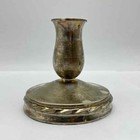 Towle Sterling Silver Weighted Candlestick 130 Rope Edge Vintage 3.5 Inch — photo 1