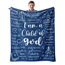 Christian Gifts for Men - Religious Gifts Blankets -Religious Gifts for Men T...
