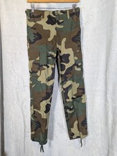 JR GI BDU PANTS by ROTHCO Size 14 Kids Fatigue Camo Pants Green Cargo Pockets