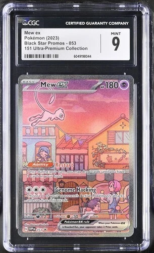 CGC 9 Mew ex 053 SVP Promo Scarlet Violet 151 Pokemon Card 2023