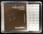 Valcambi 100 X 1 Gram Combi-Bar 0.999 Fine Silver Bar! NO RESERVE! sku 0308