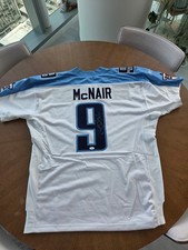 Steve McNair Signed Tennessee Titans Jersey NFL MVP Autographed JSA LOA