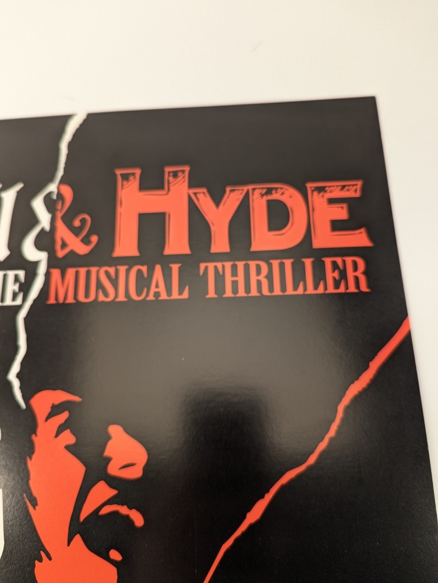 Jekyll And Hyde The Musical Thriller Broadway Poster Window Lobby