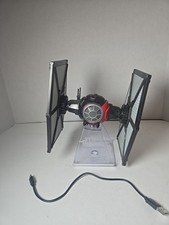 iHome Li-B56E7 Star Wars Tie Fighter Bluetooth Speaker Gray Black Red 8.5" x 7"