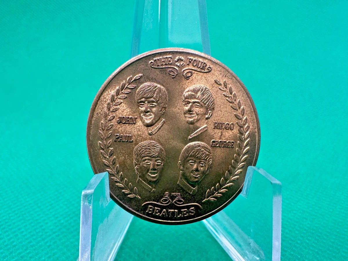 ビートルズ 初のアメリカ訪問 記念メダル 1964年 1964 Beatles Coin for sale | eBay