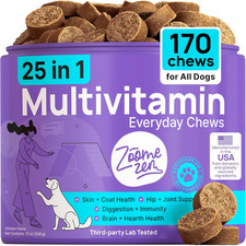 Dog Multivitamin Chewable with Glucosamine, Chondroitin Probiotics Dog Vitam