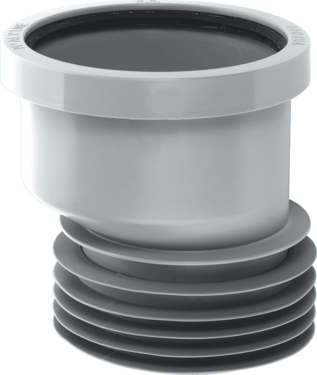 McAlpine DC1GR-OS 4""/110mm 14mm Offset Drain Connector For Drainage Systems