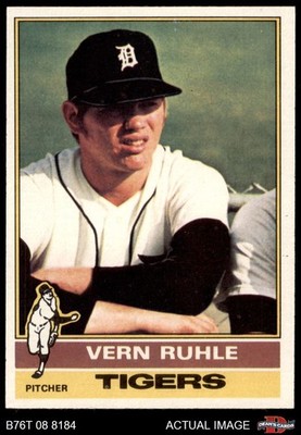 1976 Topps #89 Vern Ruhle Tigers 7 - NM