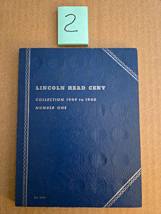 Whitman Lincoln Head Cent Collection Folder 1909-1940 No. 9004 Number One
