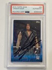 THE UNDERTAKER 2015 Topps WWE #83 Autographed Signed Auto PSA DNA