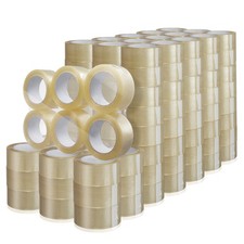 144 Rolls Clear Packing Tape Shipping - 1.8 mil 2" x 110 Yards