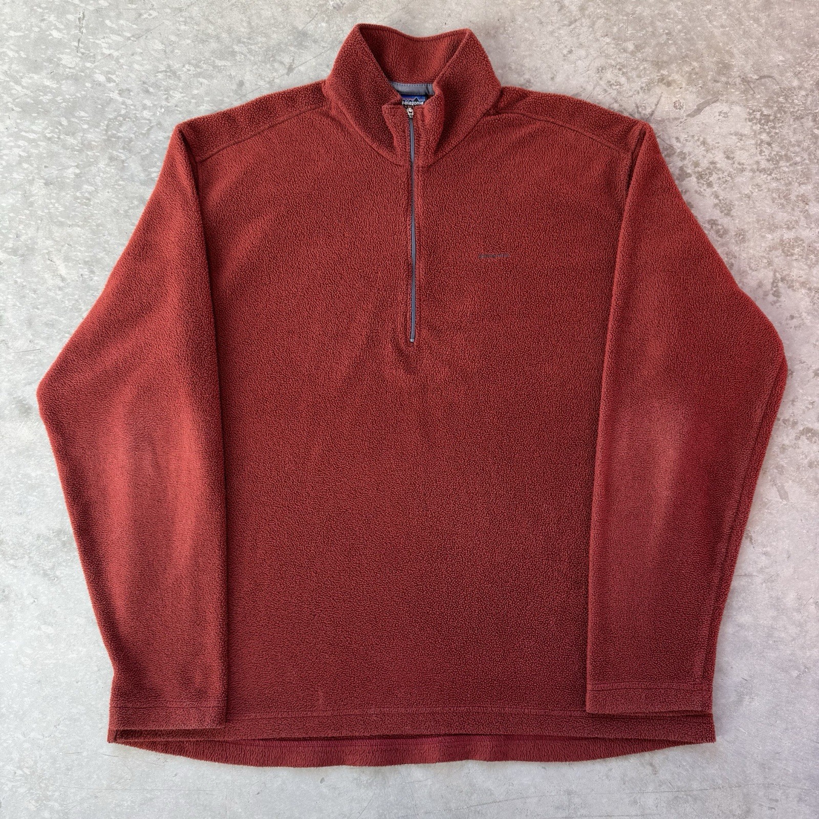 Vintage 90s Patagonia Capilene Pullover 1/4 Zip Baselayer Fleece Lightweight XL