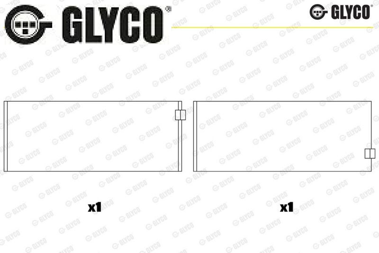 Mercedes-Benz Pleuellager Glyco 71-3876 STD 2.1-3.2CDI 1998-2019 - Image 3