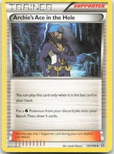 Archie's Ace in the Hole 124/160 Uncommon Primal Clash Pokemon Moderately Played