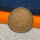 (#100549).   Indian Head Cent:  1907.  Unc/au. — photo 1
