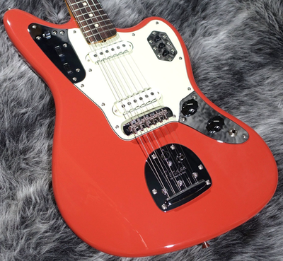 Fender FSR Traditional II 60s Jaguar Fiesta Red Matching Head