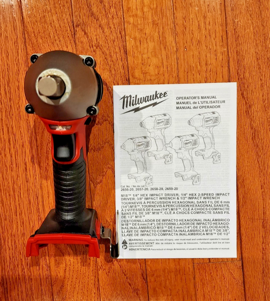 NEW Milwaukee M18 1/2" Impact Wrench W/Pin Detent 2659-20 (Tool Only)