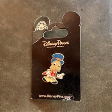 Disney Parks Jiminy Cricket Disney Franchise Collectible Single Green Label Pin