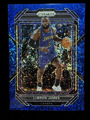LEBRON JAMES 2022-23 PANINI PRIZM BLUE SHIMMER (LAKERS) 123/144