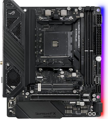 ASUS ROG Crosshair VIII Impact Mainboard AMD Ryzen X570 Sockel AM4 Mini-DTX WIFI