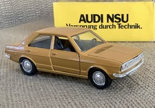 Schuco Modell  ~Audi 80 (B1 1972-1978 Audi Fox) -Yellow~  1:43 Scale -Germany