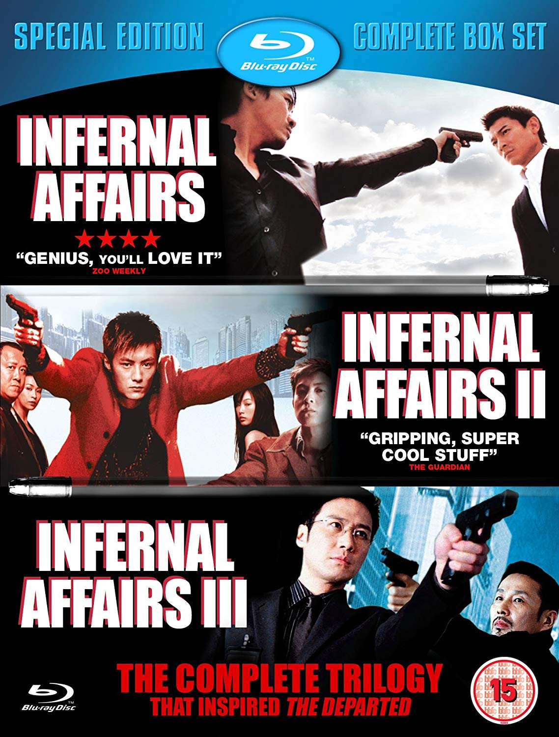 Infernal Affairs/Infernal Affairs 2/Infernal Affairs 3 (Blu-ray) Chapman To