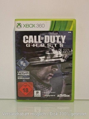 Call of Duty Ghosts Zustand gut CIB OVP Microsoft Xbox 360