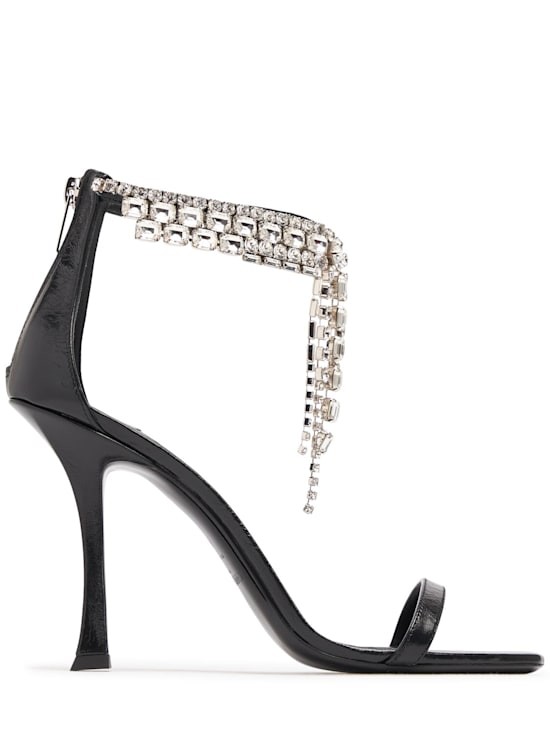 Jimmy Choo - Women - 100mm Verity leather sandals - Black 150390₽