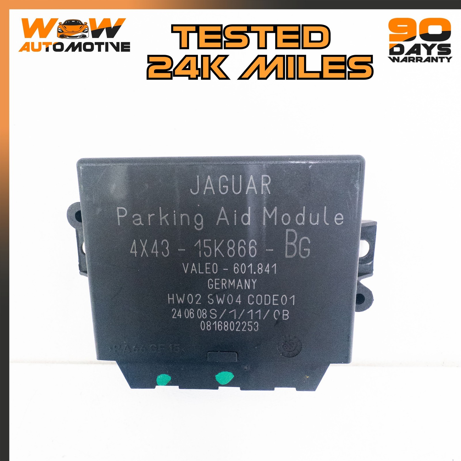06-16 ASTON MARTIN V8 VANTAGE PARKING AID BRAKE CONTROL MODULE 4X4315K866BH OEM