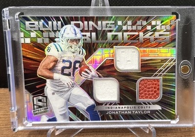 2020 Panini Spectra Jonathan Taylor Building Blocks Rookie /60 Colts