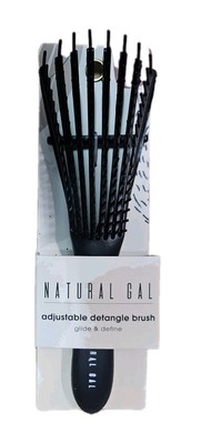 Adjustable 8 Rows Detangle Brush Detangler Comb For Glide & Define Hair