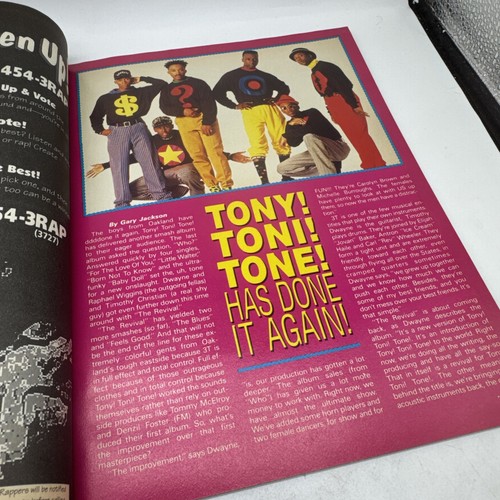 SCARCE RARE Black Sounds POSTER Magazine JAN 1991 - ICE CUBE - HAMMER - BD KANE - Imagen 9 de 17