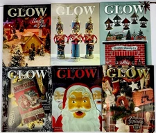The Glow Magazine Vol. 43 2022 Complete Set 6 Issues Golden Glow Christmas Past