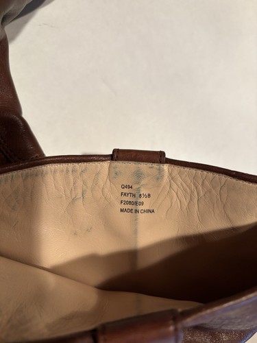 Coach Fayth braune hohe kniehohe Reitstiefel aus weichem Leder zum Überziehen Größe 8,5 - Bild 9 von 9