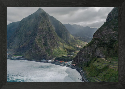 Sao Vicente on Madeira Framed Wall Art Poster Canvas Print Picture