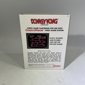 Nintendo Donkey Kong (Colecovision, 1982) Rare Arcade Video Game W/Manual #ML